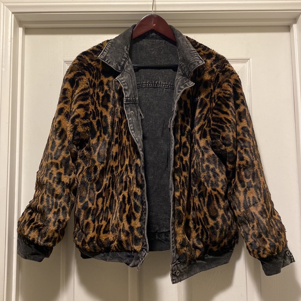 Oversized Double sided Jean Jacket